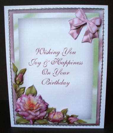 Romantic Roses - Birthday by Audrey Brown clifford