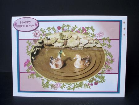 Ducks on the Pond Pyramid by Audrey Brown clifford