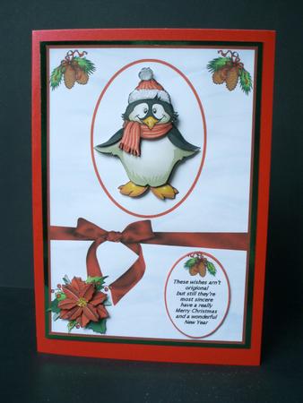 Xmas Penguin by Audrey Brown clifford