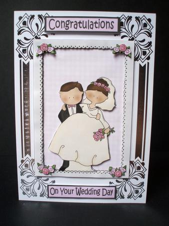 Mr and Mrs Wedding Decoupage Design by Audrey Brown clifford