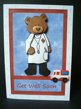 Get Well Soon Teddy Doctor Step by Step by Audrey Brown clifford