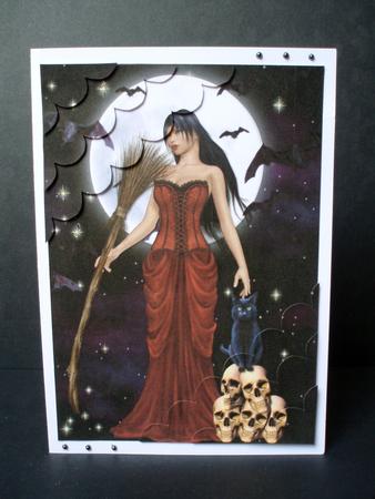 Beautiful Witch Deckle Edge Stacker by Audrey Brown clifford
