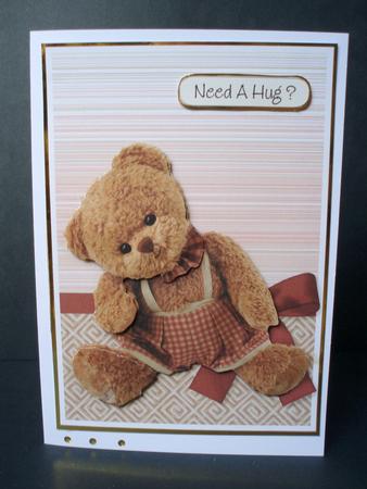 Need a Hug ? Quick Card by Audrey Brown clifford