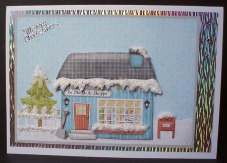 The Old Quilt Shop Topper by Audrey Brown clifford