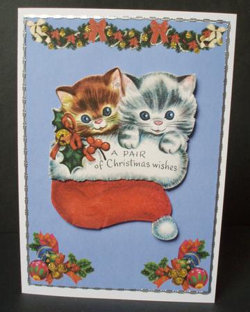 A Pair of Christmas Kittens by Audrey Brown clifford