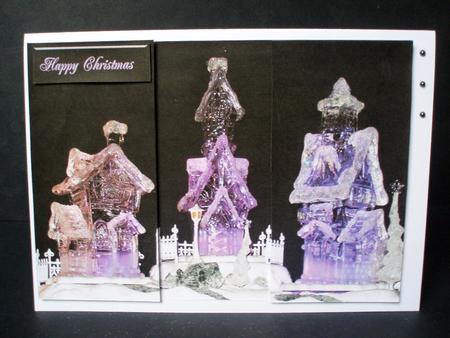 Christmas Ice Houses by Audrey Brown clifford