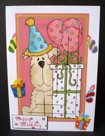 Cute Doggie Birthday Wishes by Audrey Brown clifford