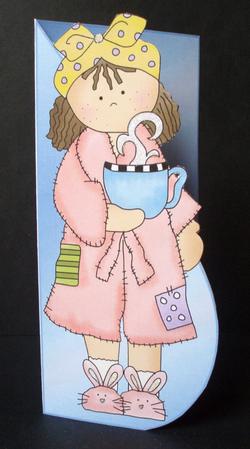 I Don't Do Mornings-tear Drop Card by Audrey Brown clifford