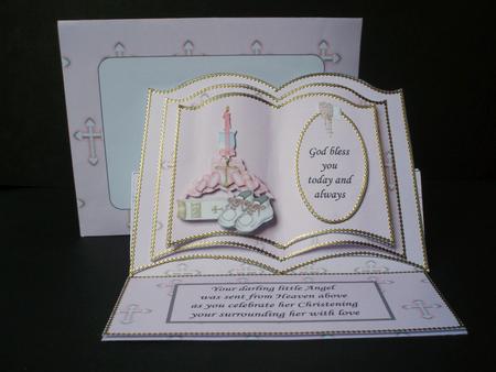 Christening Day Open Book by Audrey Brown clifford