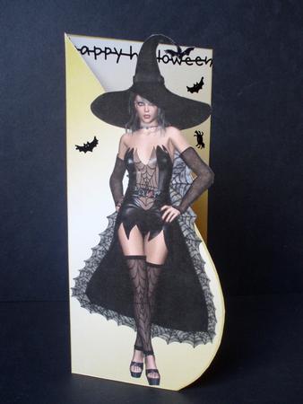Just Witchcraft-tear Drop Card by Audrey Brown clifford
