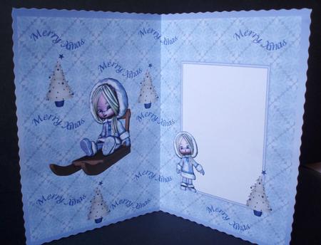 Christmas Eskimo Insert by Audrey Brown clifford