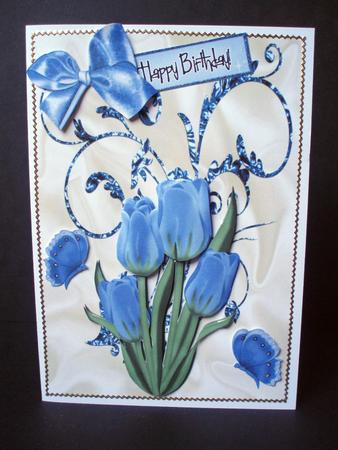Blue Flowers by Audrey Brown clifford