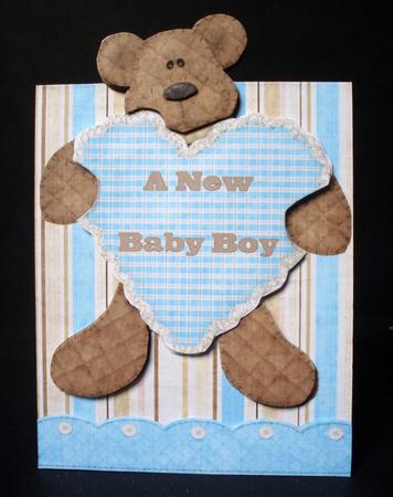 Beary Baby Boy Over the Edge by Audrey Brown clifford