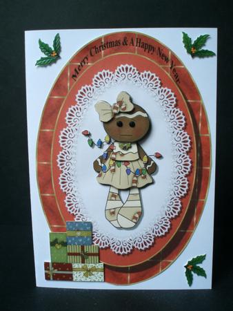 Candy Cane & Gingerbread Christmas Wishes by Audrey Brown clifford