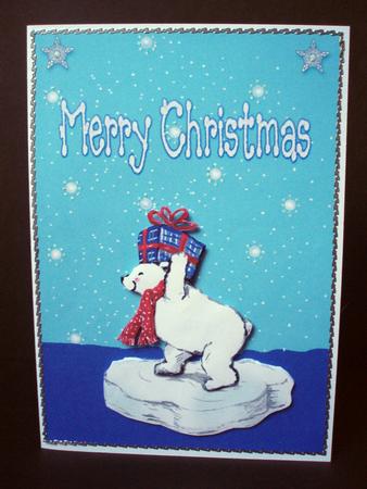 Polar Bear Christmas by Audrey Brown clifford