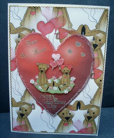 Valentine for My Wife Card Front 1 by Audrey Brown clifford