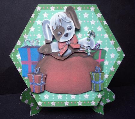 Lots of Presents for Me Plate Card by Audrey Brown clifford