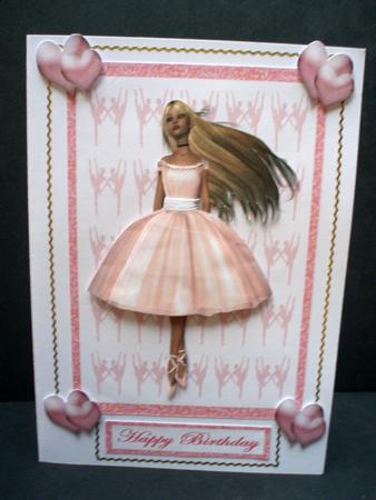 Ballet Dancer Decoupage by Audrey Brown clifford