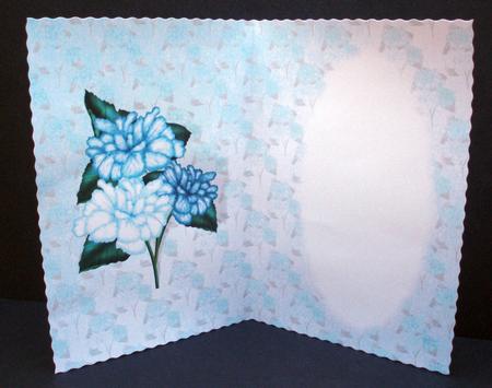 Frosty Florals Insert by Audrey Brown clifford