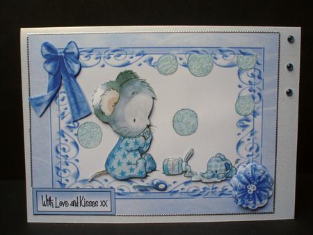 Cute Little Mouse, with Elephant by Audrey Brown clifford
