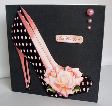 Shoes & Pink Roses by Audrey Wilson