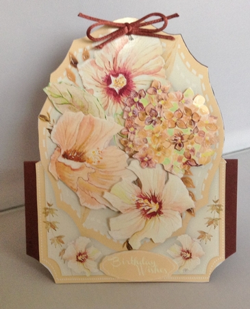 Over the Edge , Beautiful Sepia Flowers  by Audrey Wilson