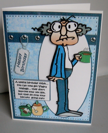 Gus and his viagra tea bags 2 by Audrey Wilson