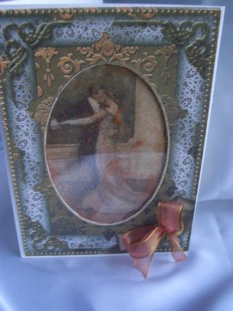 Strictly Dancing Couple 7x5in Picture and Shaker Frame by Audrey Wilson