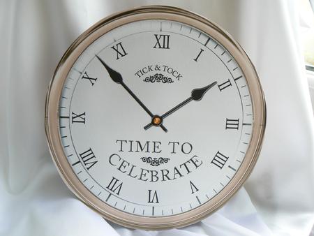 Celebration Clock Rock N Roll Kit with Envelope and Insert by Audrey Wilson