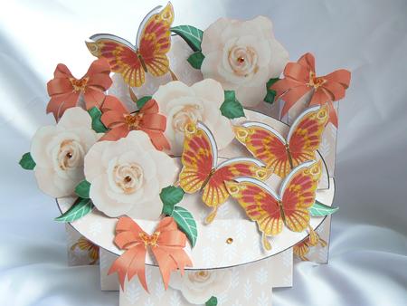 Sunset Butterfly Shelf Card Kit by Audrey Wilson