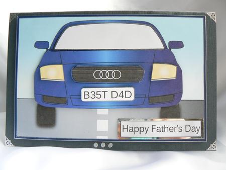 Best Dad Audi Car for Fathers Day or Birthday by Audrey Wilson
