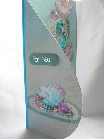 A Gift from the Sea Teardrop Card by Audrey Wilson