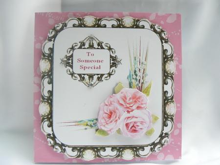 Roses in a Fancy Frame by Audrey Wilson