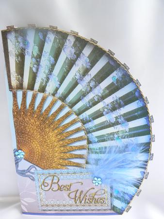 Blue Fan by Audrey Wilson