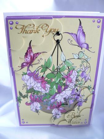 Thank You with Fuschia by Audrey Wilson
