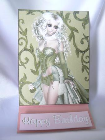 Gorgeous in Green Easel Card by Audrey Wilson