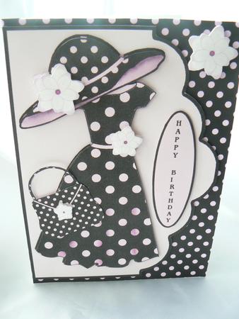 Black Pink Polka Dot Background Paper by Audrey Wilson
