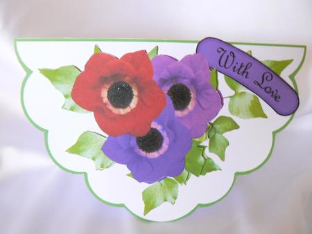 Anemone Quick Card by Audrey Wilson
