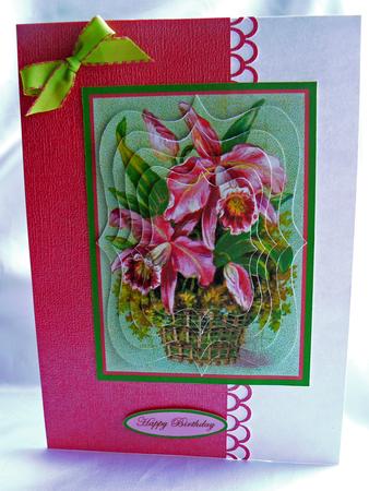 Orchid Basket by Audrey Wilson