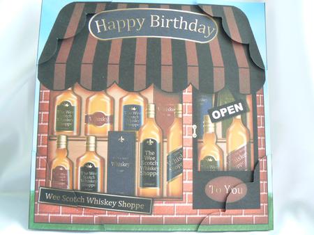 8 x 8 the Whisky Shop Scalloped Corner Topper by Audrey Wilson
