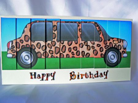 Dl Leopardskin Stretch Limousine with Side Stacker Topper by Audrey Wilson