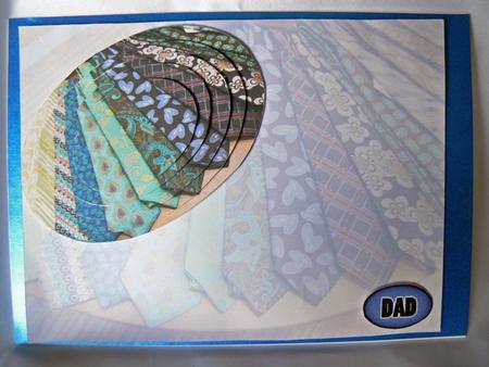 Blue Ties Background by Audrey Wilson