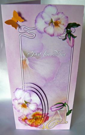 Pansies Dl by Audrey Wilson