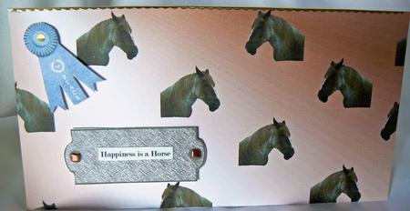 Breton Horse Backing Sheet by Audrey Wilson