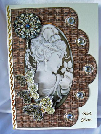 Beautiful Brown Cameo by Audrey Wilson