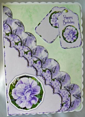 Lilac Petunia Pocket Stacker by Audrey Wilson
