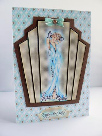 Art Deco Beauty A4 by Audrey Wilson