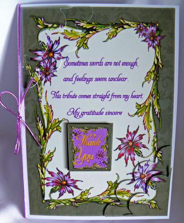 Sincere Thank You by Audrey Wilson