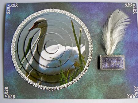 Circular Easy-position Pyramid - Swan by Audrey Wilson