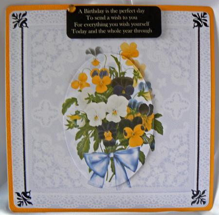 8x8 Pansies by Audrey Wilson